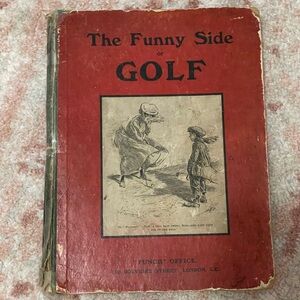 VTG book The Funny Side of Golf by Punch Magazine 1909
